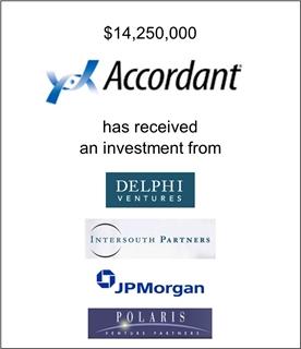 Accordant Has Received an Investment