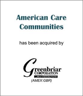 American Care Communities Has Been Acquired