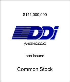 DDI Corporation Has Issued Common Stock