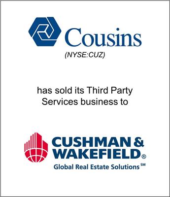 Genesis Capital Advises Cousins Properties on Sale of Third Party Client Services Business