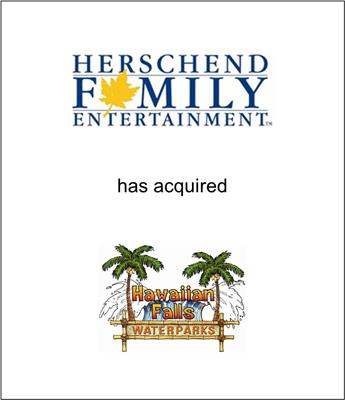 Herschend Family Entertainment Acquires Hawaiian Falls Water Parks