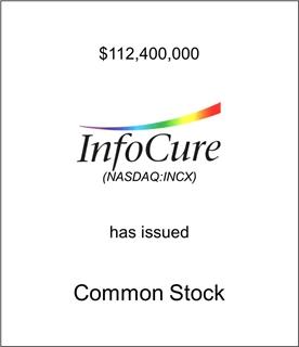 InfoCure Has Issued Common Stock