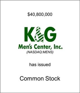 K&G Men’s Center Has Issued Common Stock