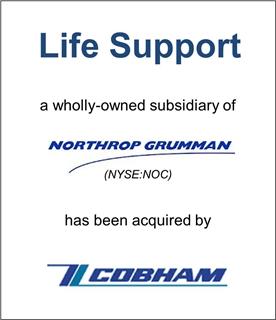 Litton Life Support, a division of Northrop Grumman, was Acquired by Cobham plc