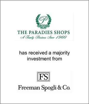 The Paradies Shops, Inc. Has Been Recapitalized by Freeman Spogli & CO.