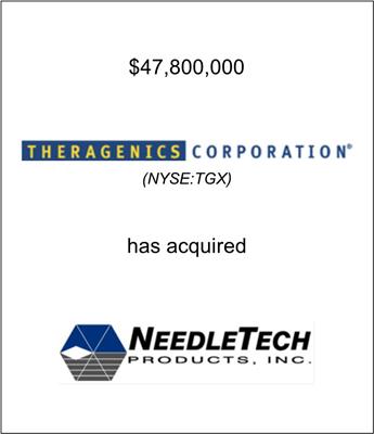 Theragenics Completes Acquisition of NeedleTech Products
