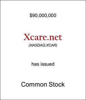 Xcare.net Has Issued Common Stock