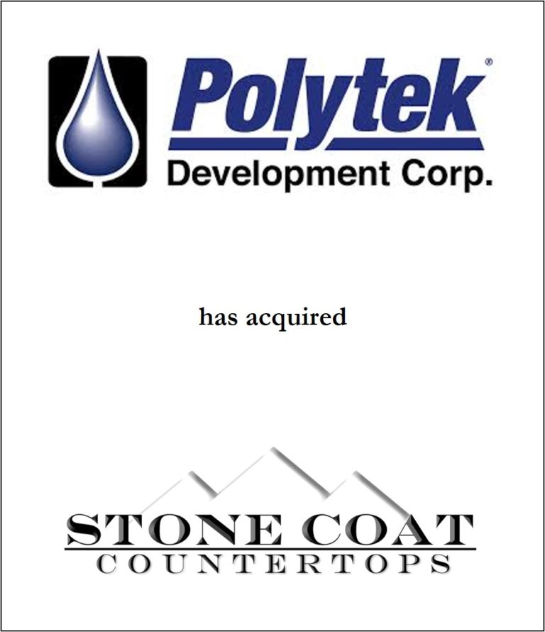 Genesis Capital Advises Polytek Development Corp. on its Acquisition of Stone Coat Countertops