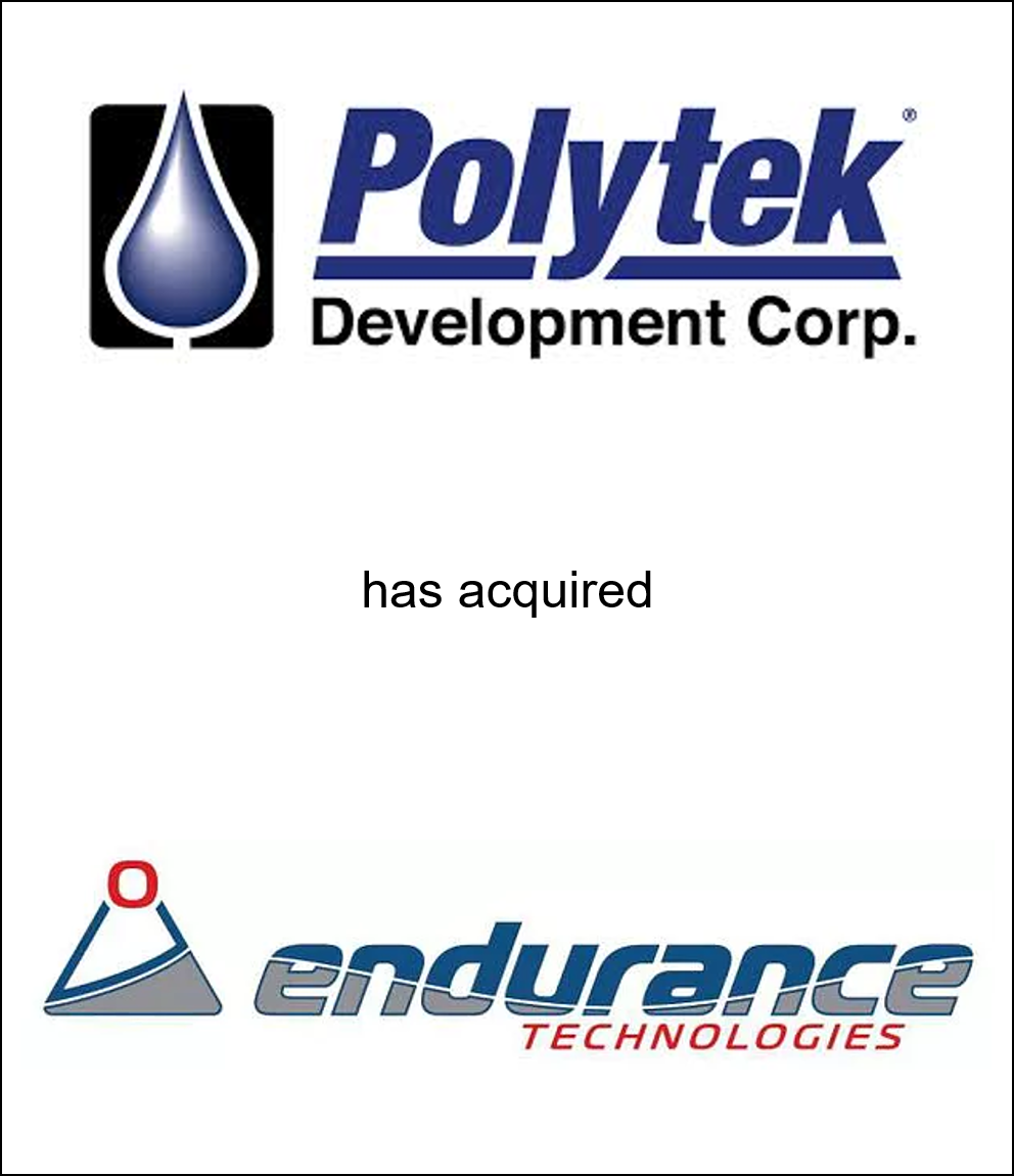 Genesis Capital Advises Polytek Development Corp. on its Acquisition of Endurance Technologies