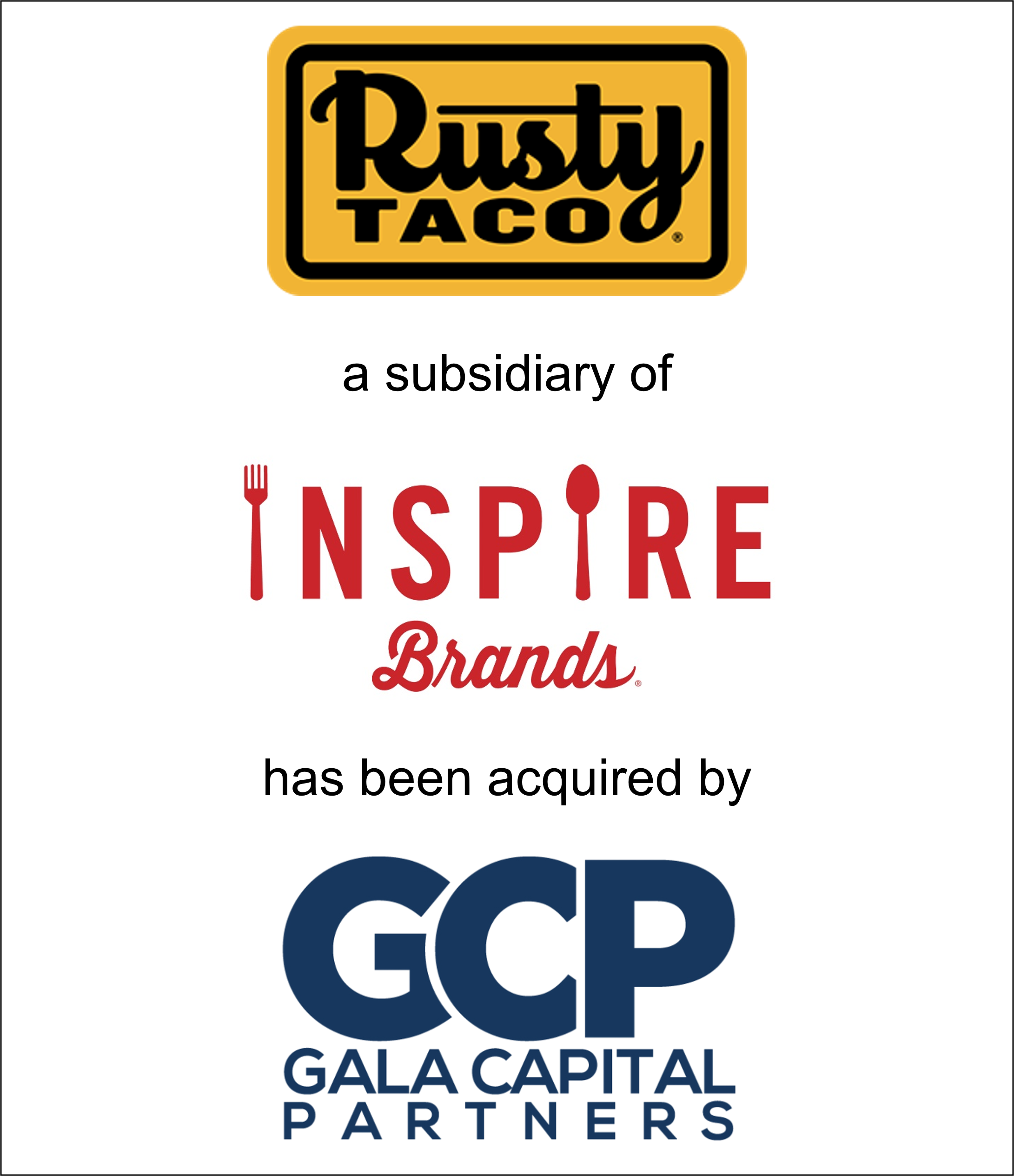 Genesis Capital Advises Inspire Brands on Sale of Rusty Taco